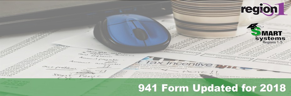 941 Form Updated for 2018